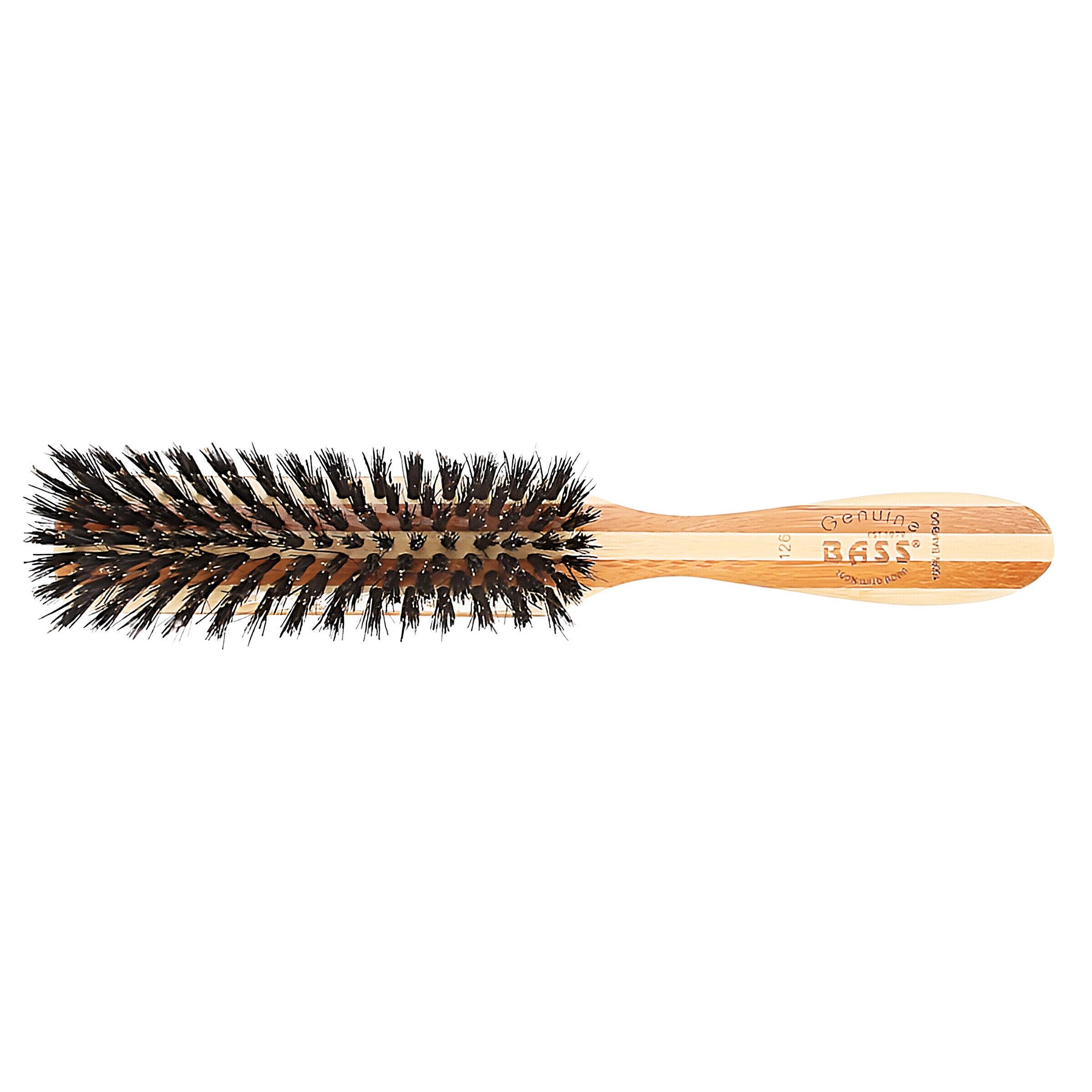 Shine&Condition Natural Boar Bristle FIRM, Bamboo Handle 7 Row Contour