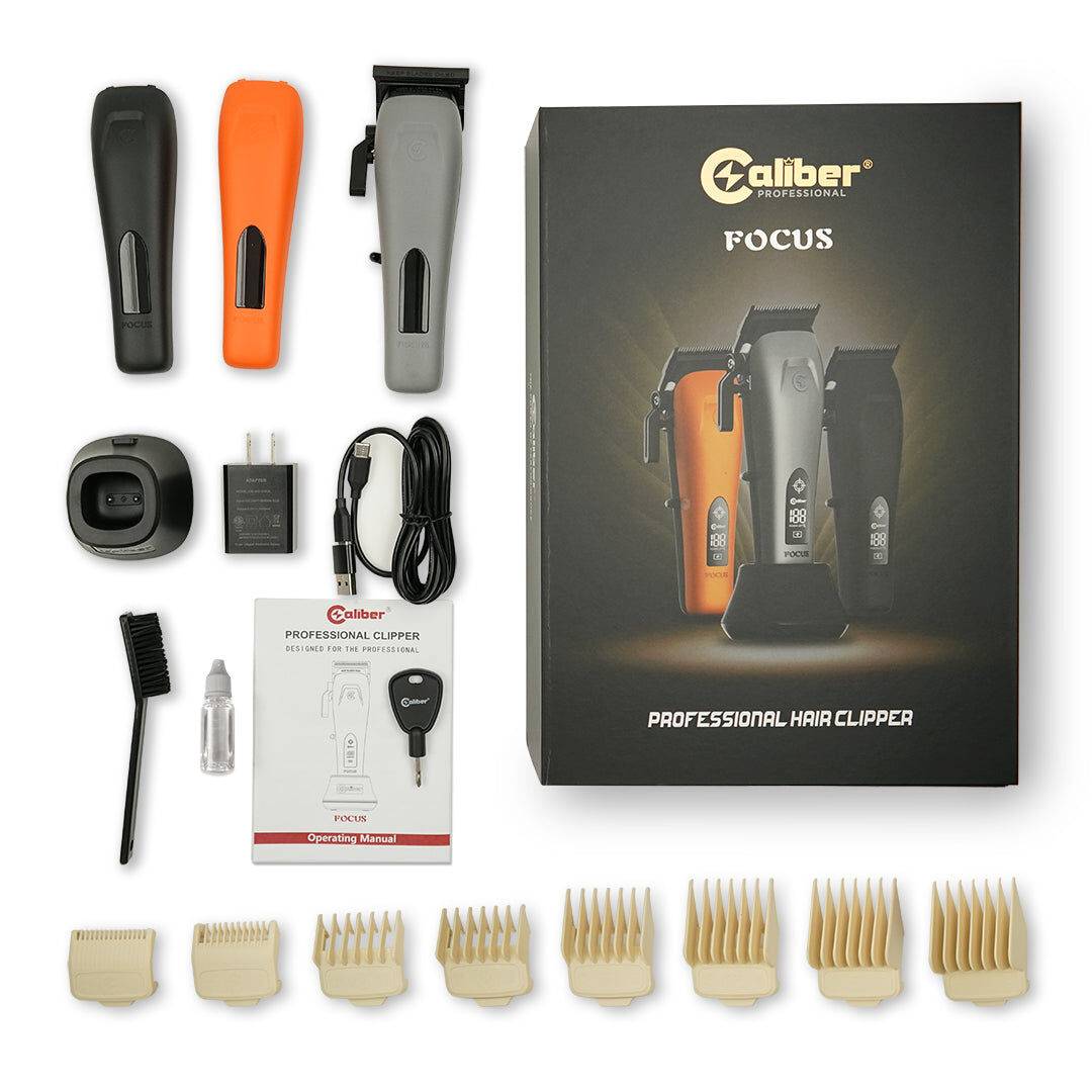 Caliber Focus Brushless Motor Clipper - 3 Color Lid
