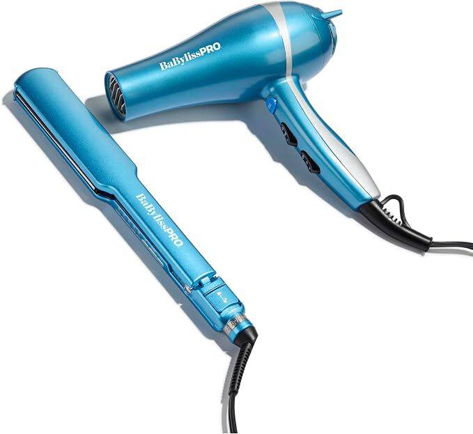 The Digital Ultra-Thin 1 1/2" Flat Iron & The Lightweight Ionic Dryer
