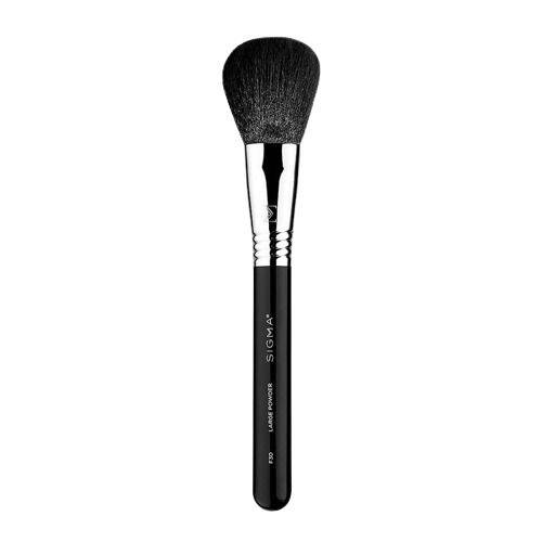 F30 Large Powder Brush - Black/Chrome