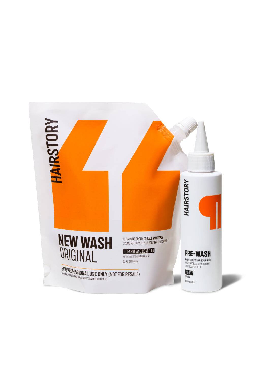 New Wash Method for All Hair Types 8oz Pre-Wash and 32oz Original