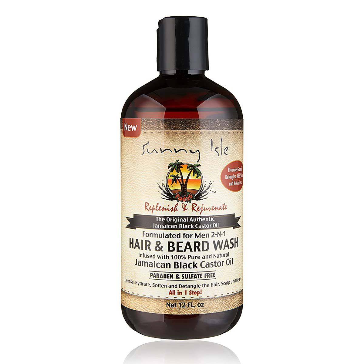 Jamaican Black Castor Oil Men 2-N-1 Hair and Beard Wash - 12 oz