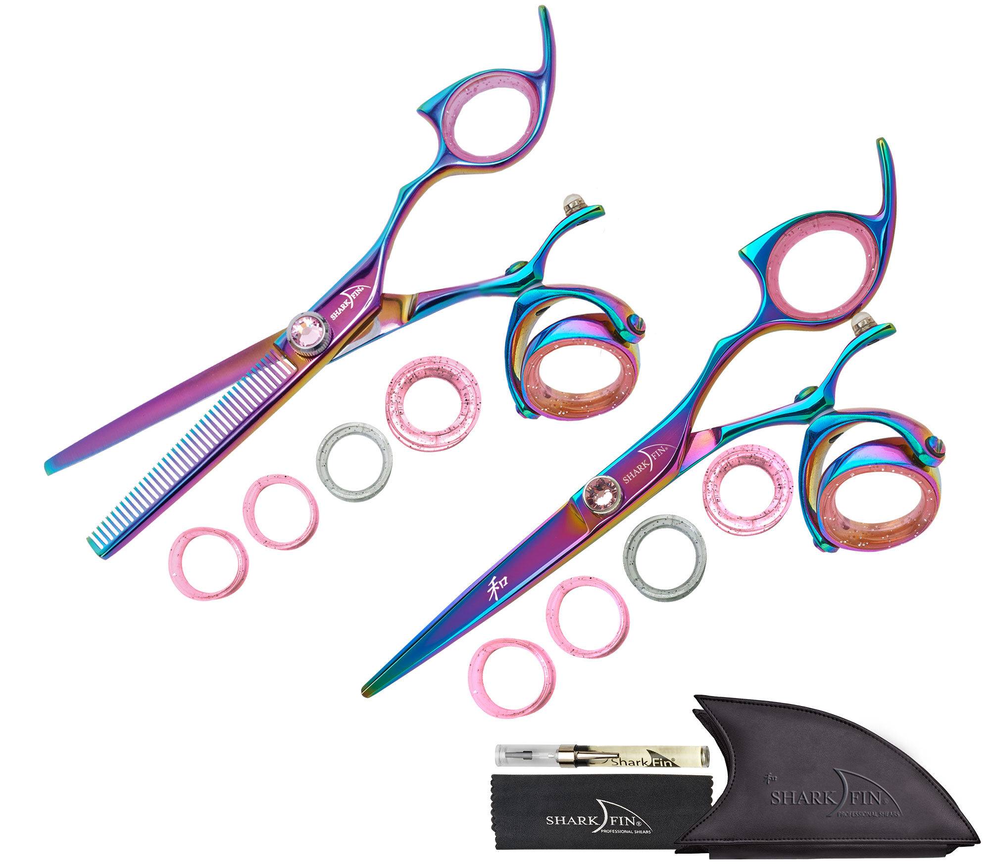 40 Tooth Blender Rainbow Super Swivel + Cutting Shear Set