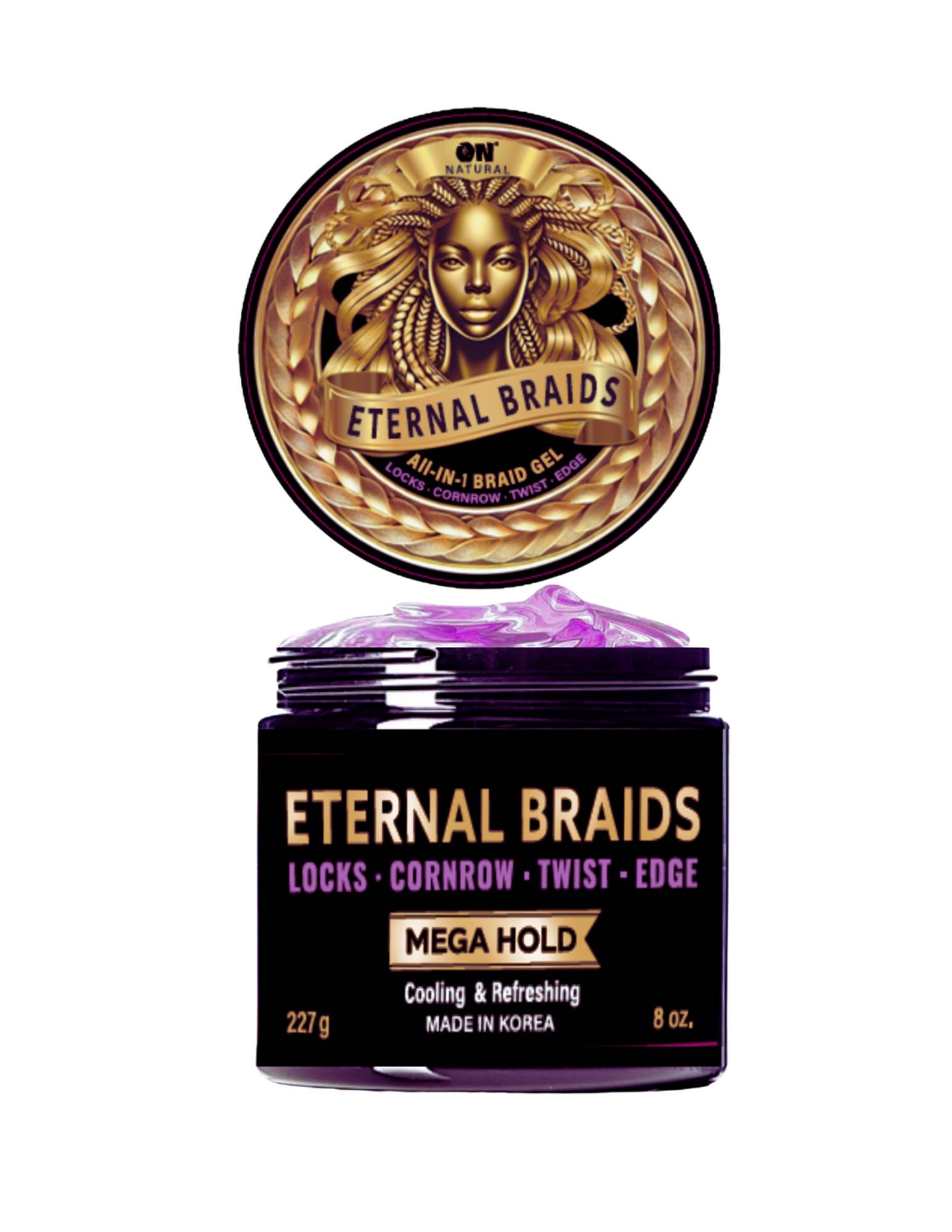 Eternal Braids - All-In-1 Braid Gel 8oz.