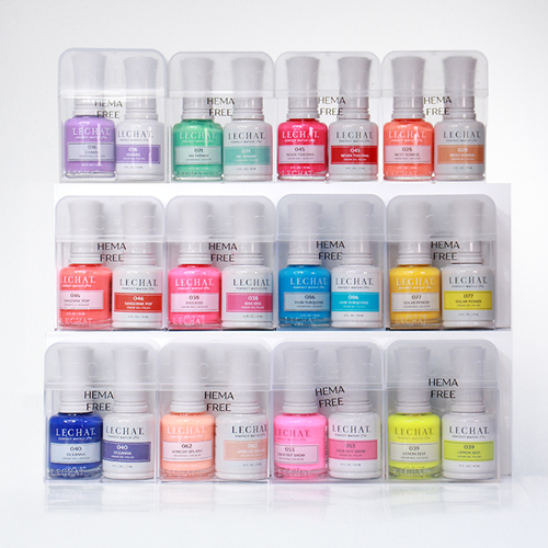 SUMMER FUN Hema-Free Nail Gel and Lacquer Duo NEON 12 PACK
