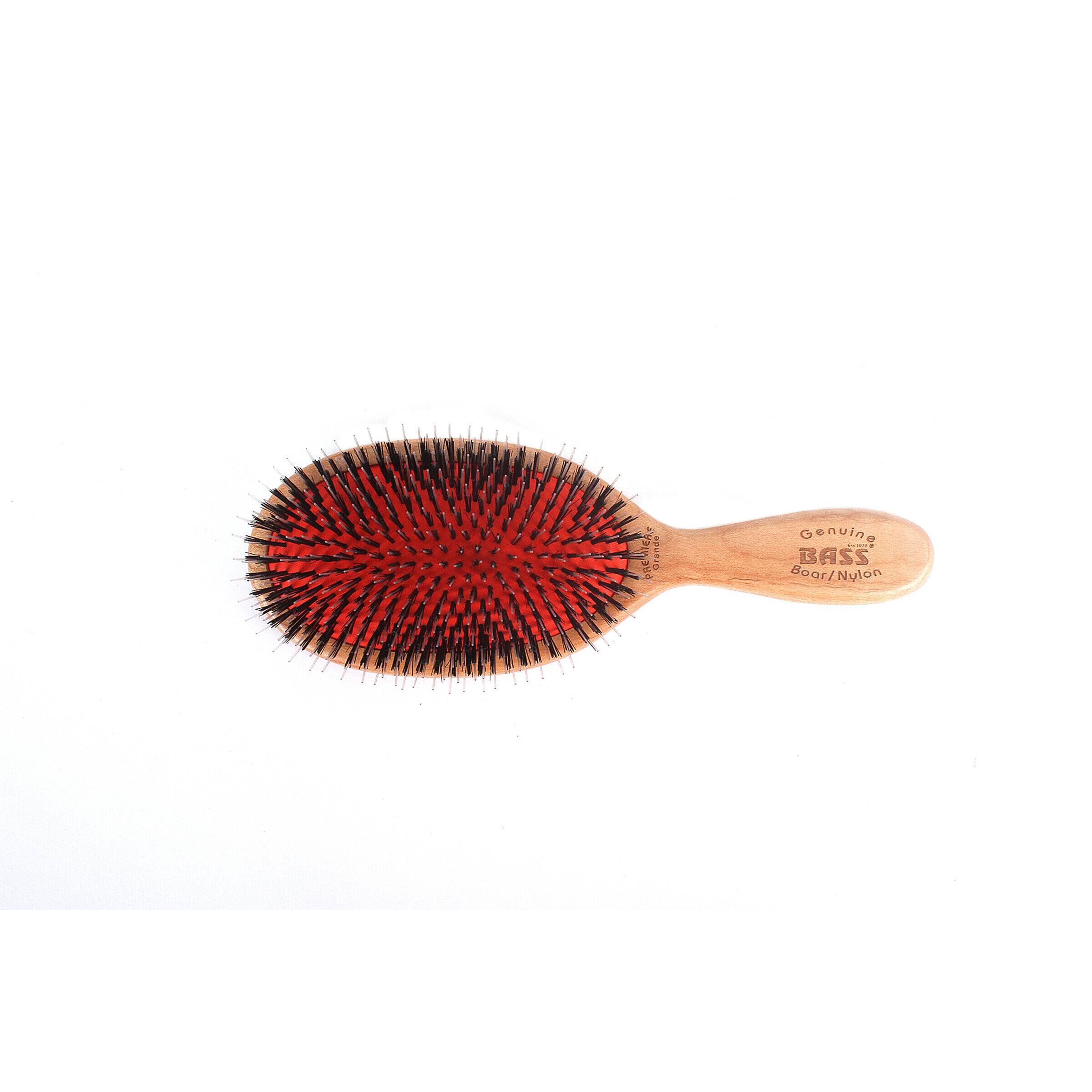 Premiere Shine&Condition Pure Bristle&Nylon Pin Ashwood Handle Oval