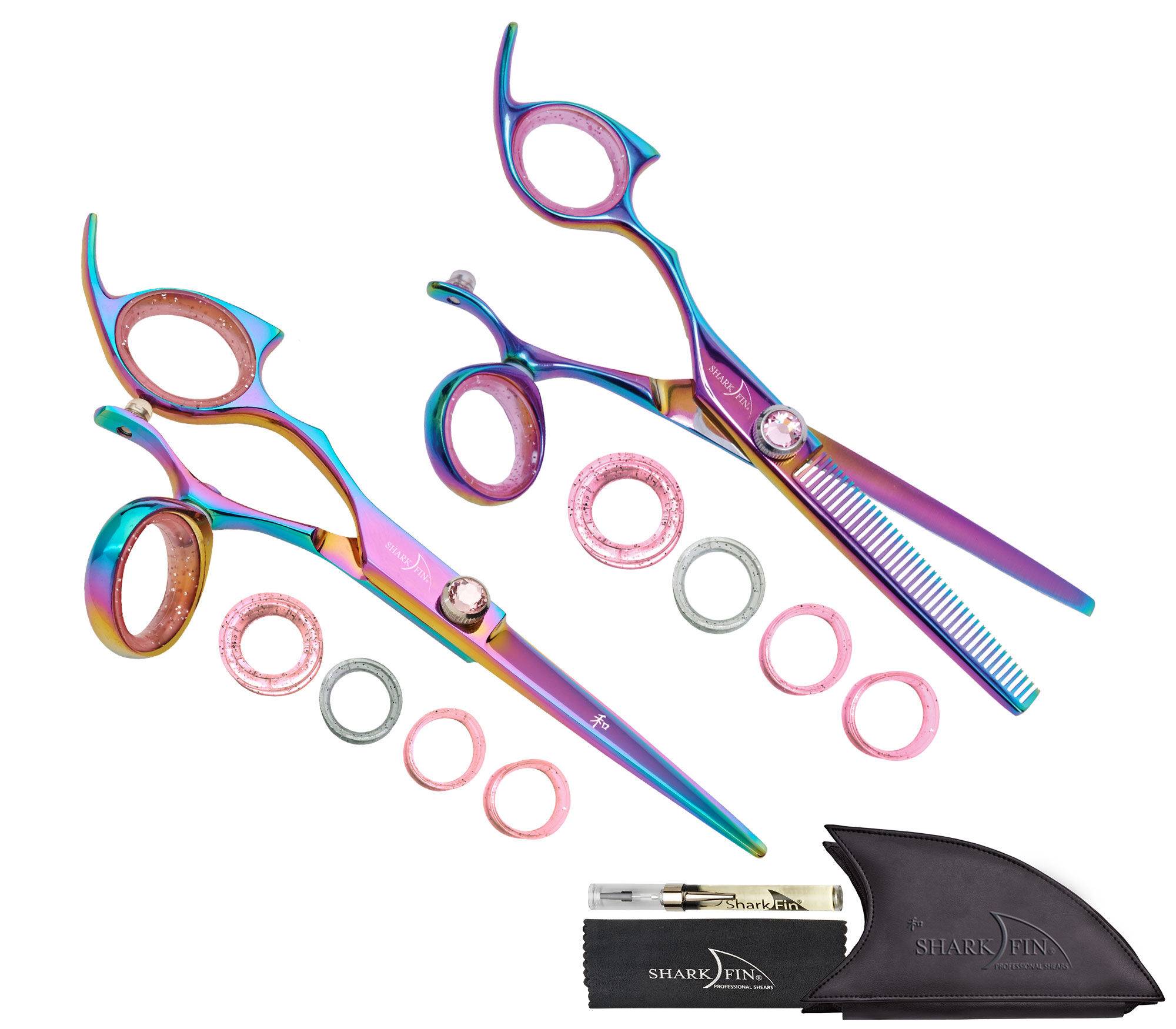 40 Tooth Blender Swivel Rainbow + Cutting Shear Set
