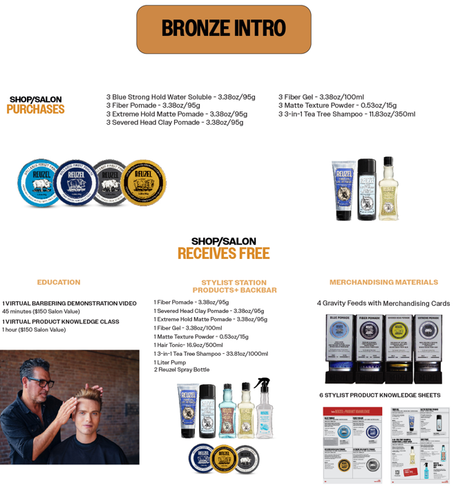 Bronze Salon Intro Kit