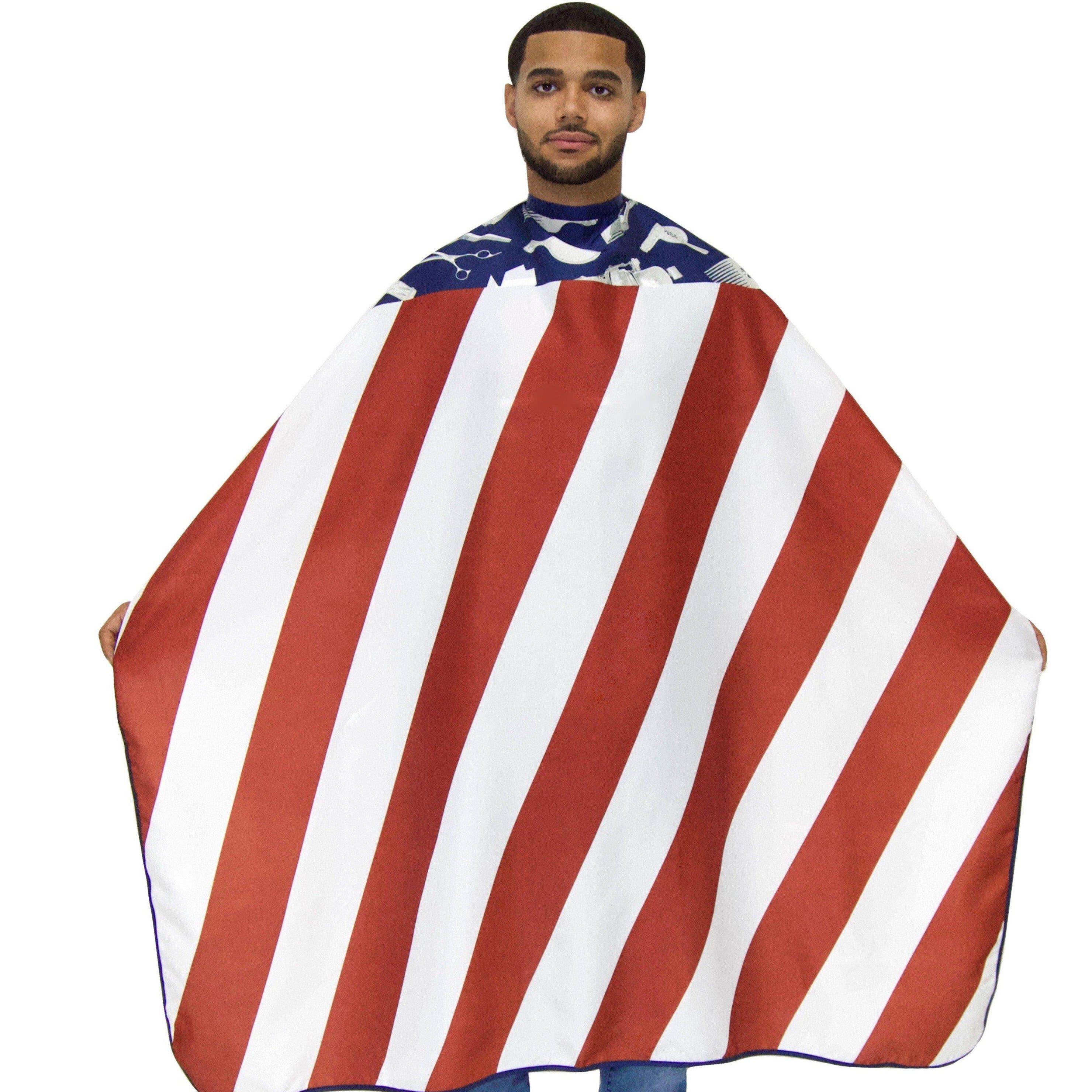 American Flag Barber Cape