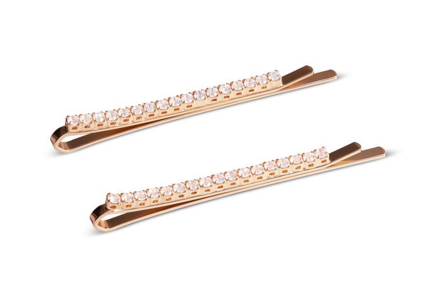 Sparkle Hair Pin Set of 2 - Rose Gold