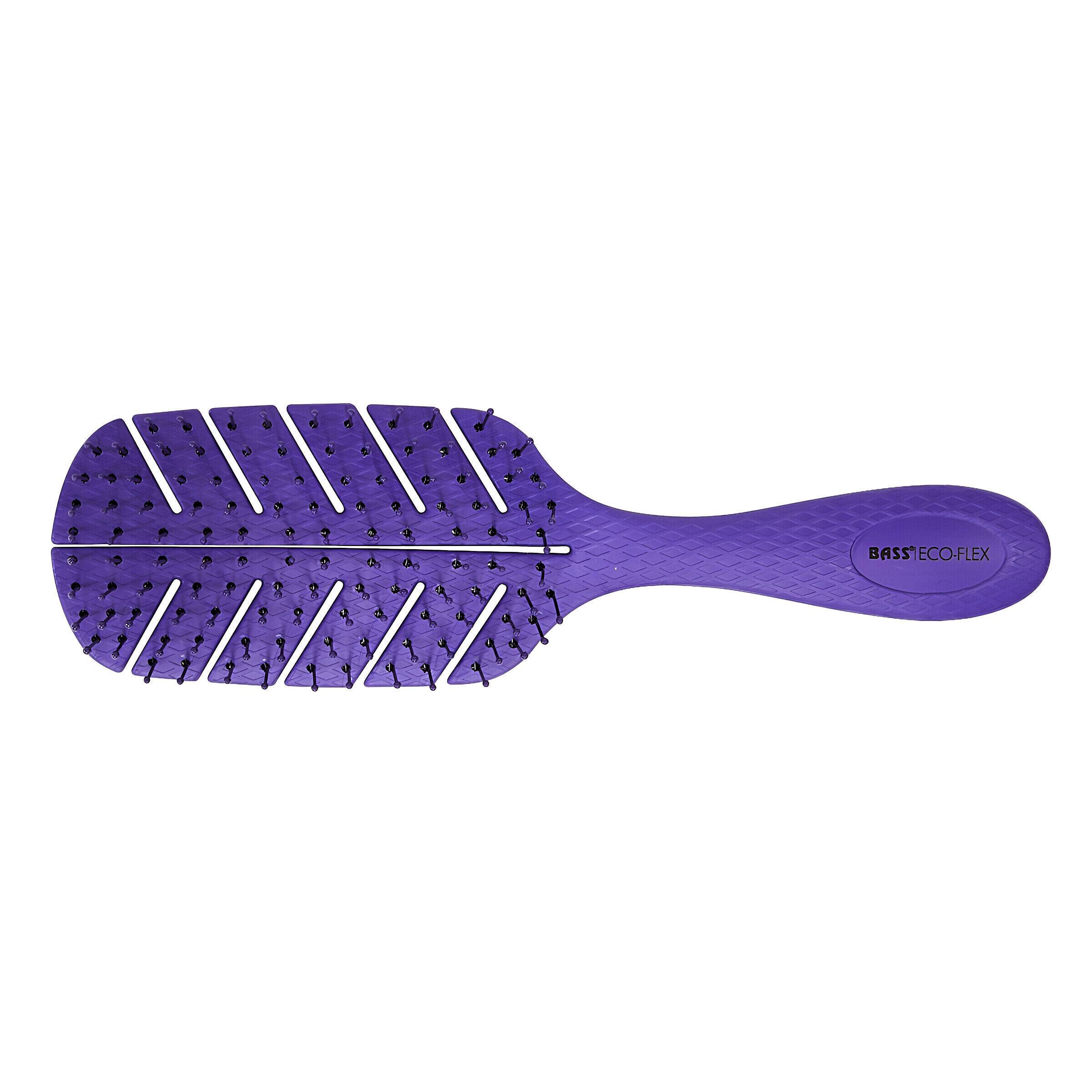 BIO-FLEX Detangler Patented Plant Handle Flexible Nylon Pin Leaf Shape