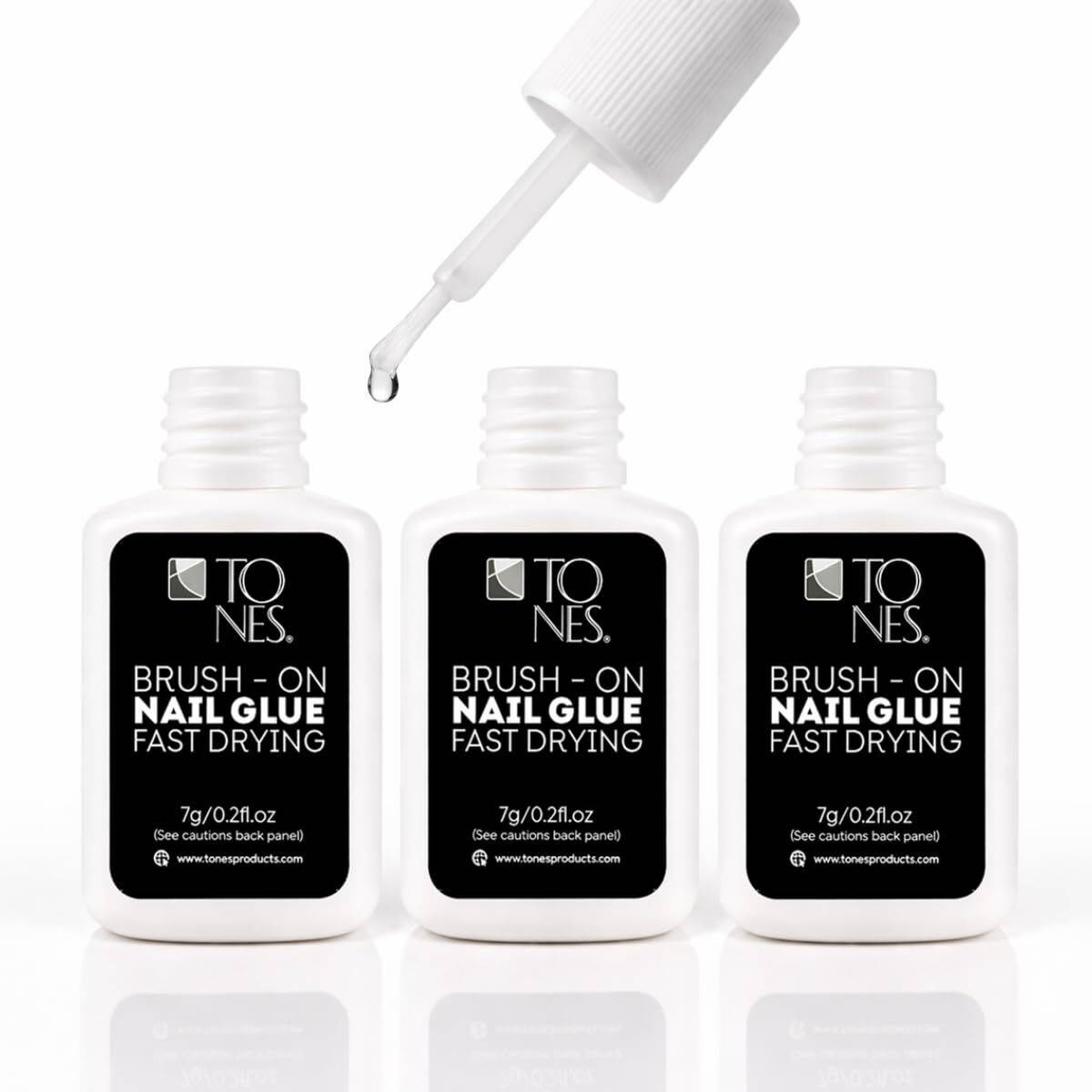 Brush-on Nail Glue (3 pack)
