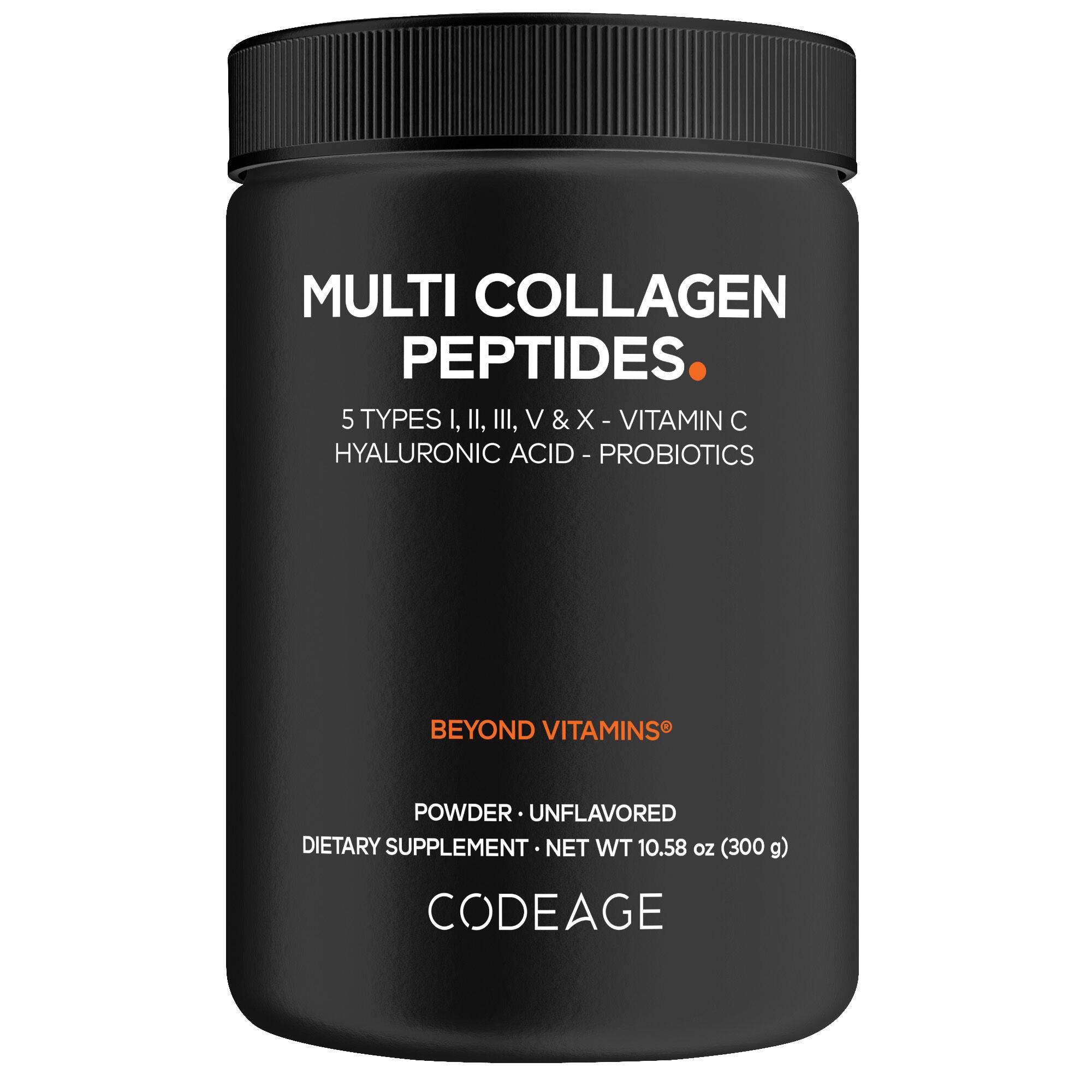 Multi Collagen Peptides + Probiotics Black Edition - 10.58 oz
