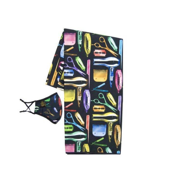Fruity Pebbles Barber Cape Collection with Mask