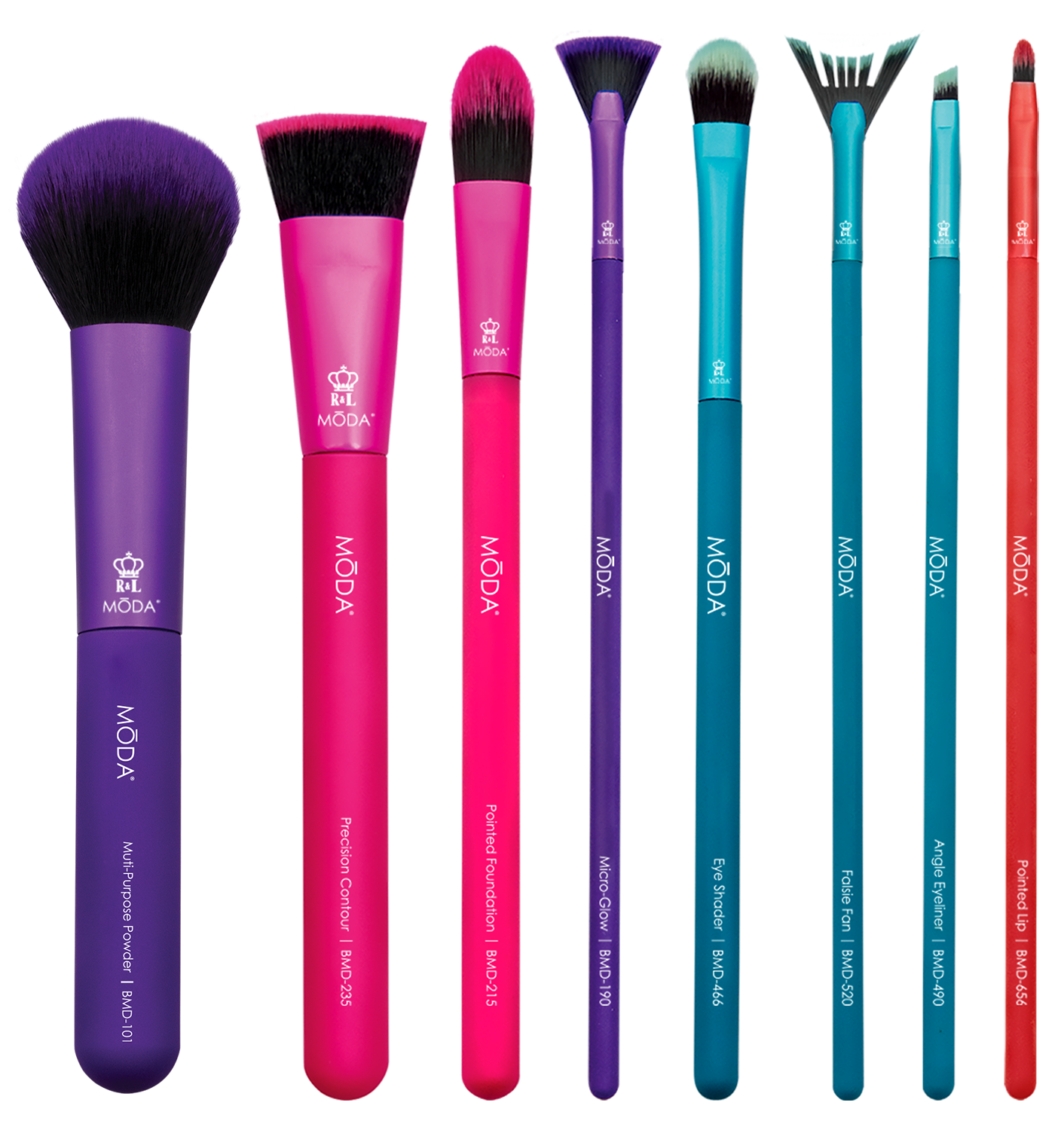 8pc Ultimate Face Makeup Brush Kit