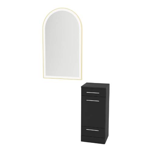 Rococo Mobile Styling Station with Tilt-out Appliance Holder
