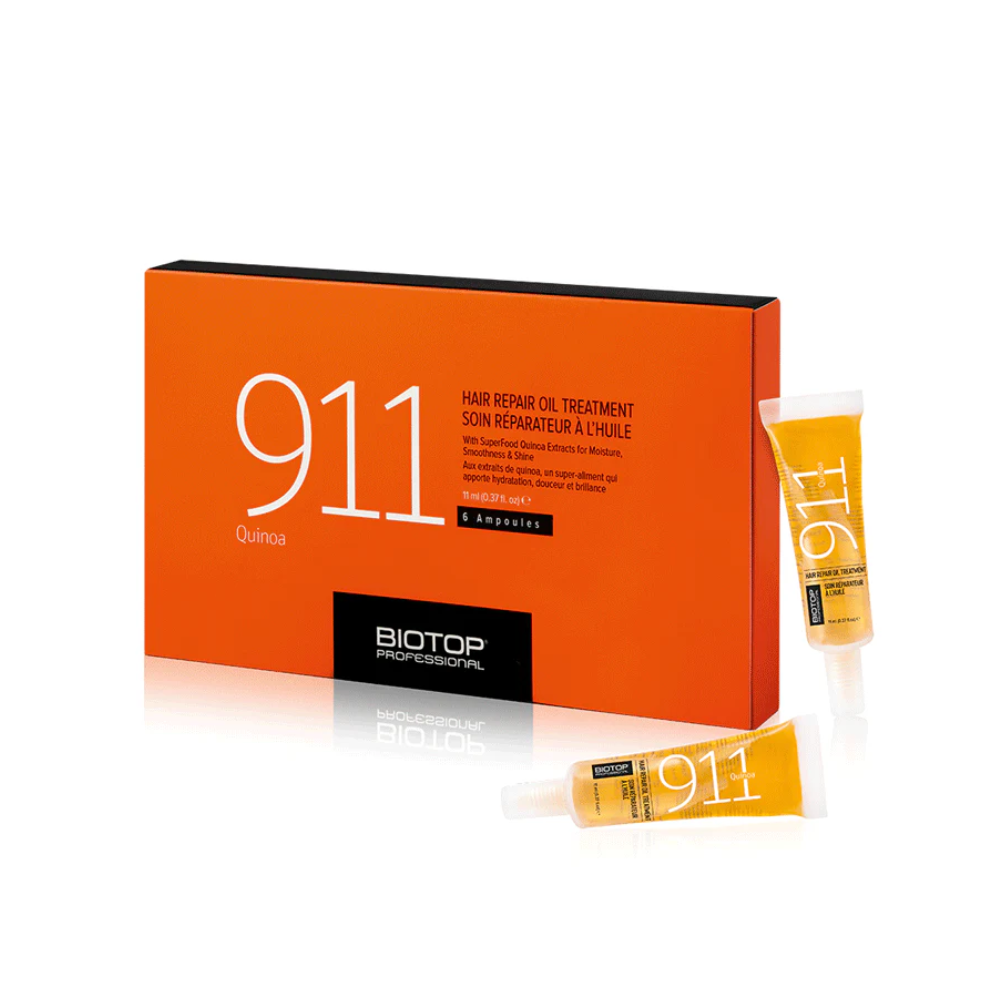 911 Quinoa Hair Repair Ampoules 0.37oz (6 Ampoules)