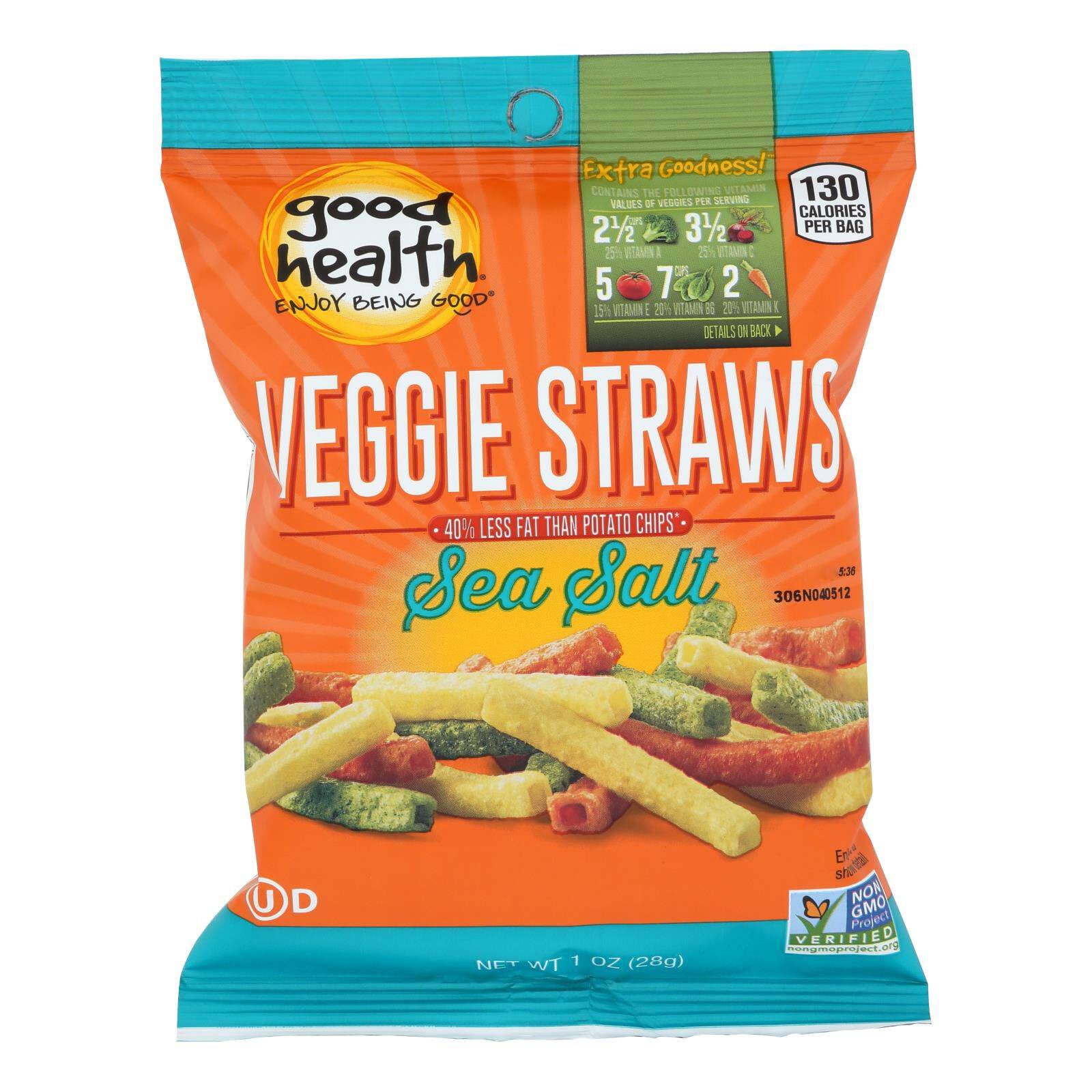 Sea Salt Veggie Straws - 1 Oz