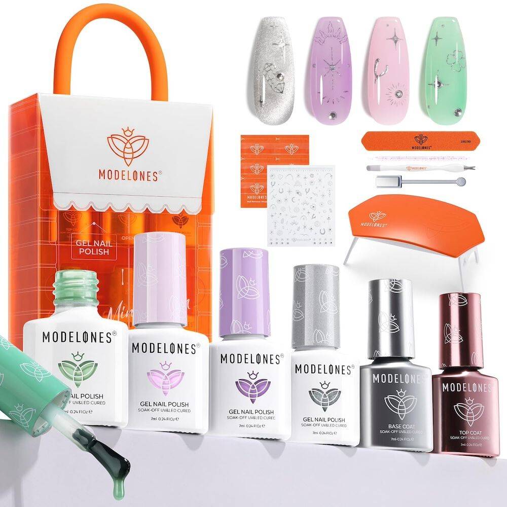 Mini Salon Gel Polish Starter Kit-Crystal Power