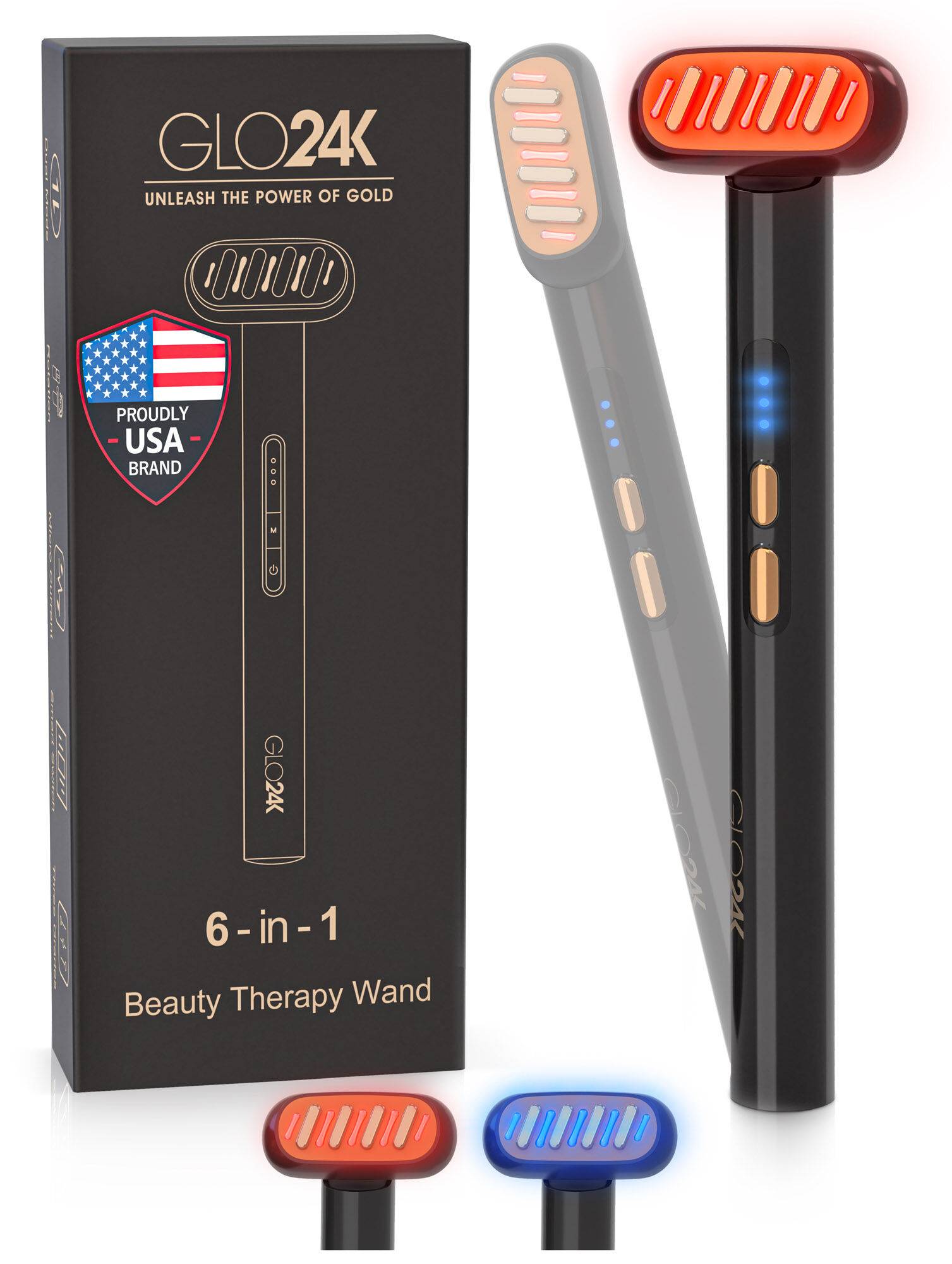 6-in-1 Beauty Therapy Wand 1pc