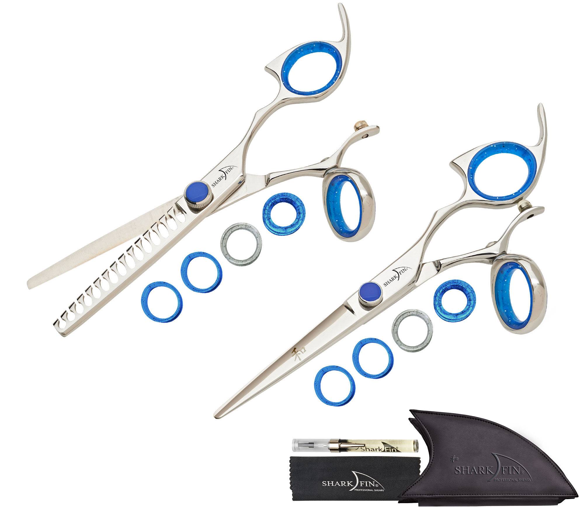 15 Tooth Texturizer Swivel Stainless + Cutting Shear Set