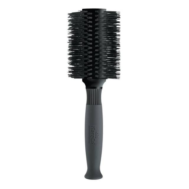Dual Bristle Black Round Brush