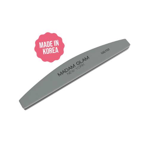 Half Moon Shape 100/150 Grit Nail Buffer