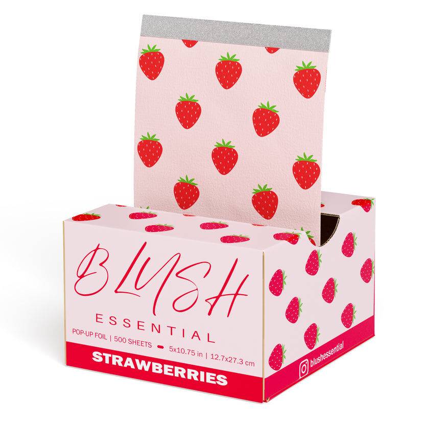 Strawberries Design Pop-Up Foils 5x10.75in 500 sheets