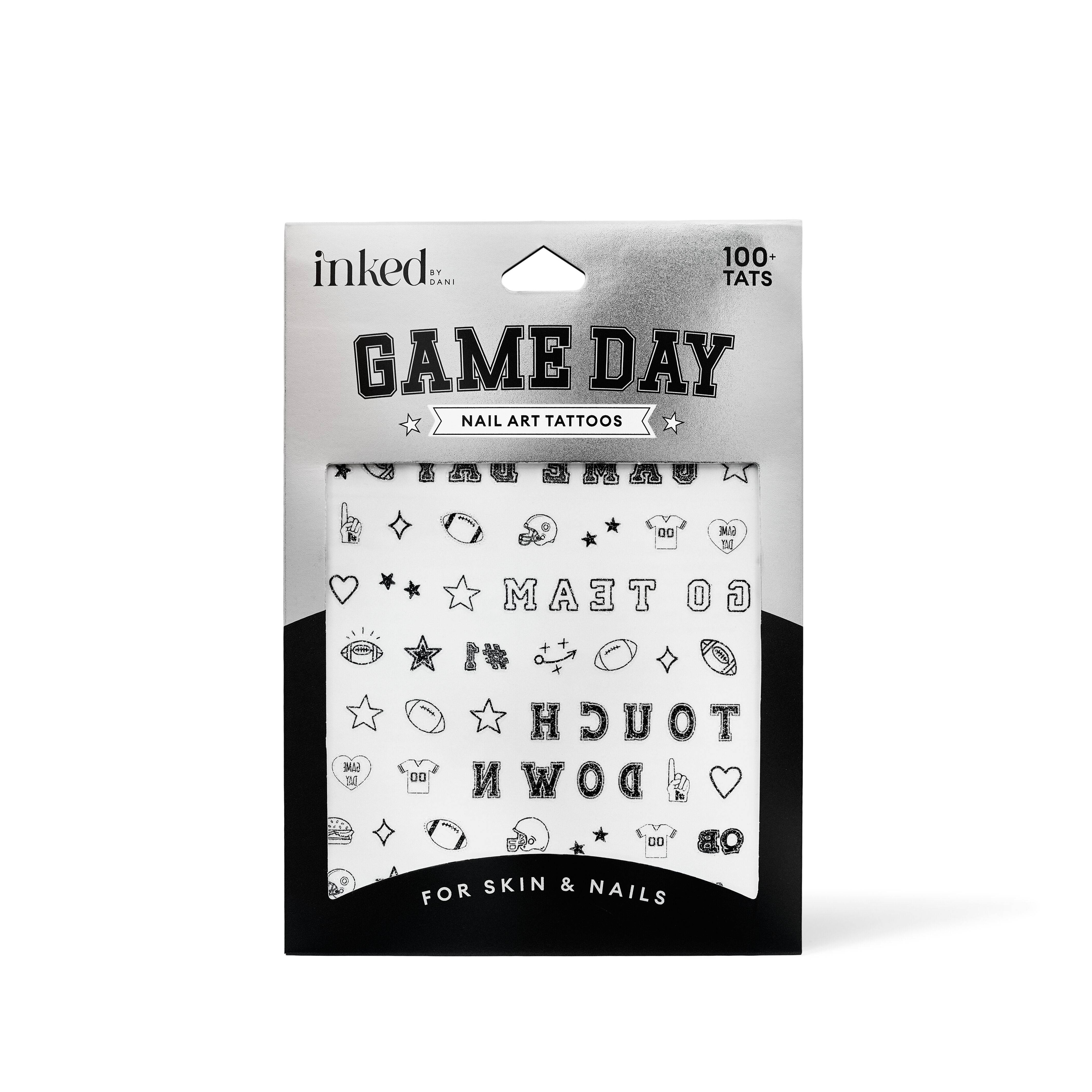 Game Day Victory Nail Art