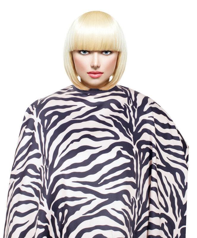 Zebra Haircutting Cape