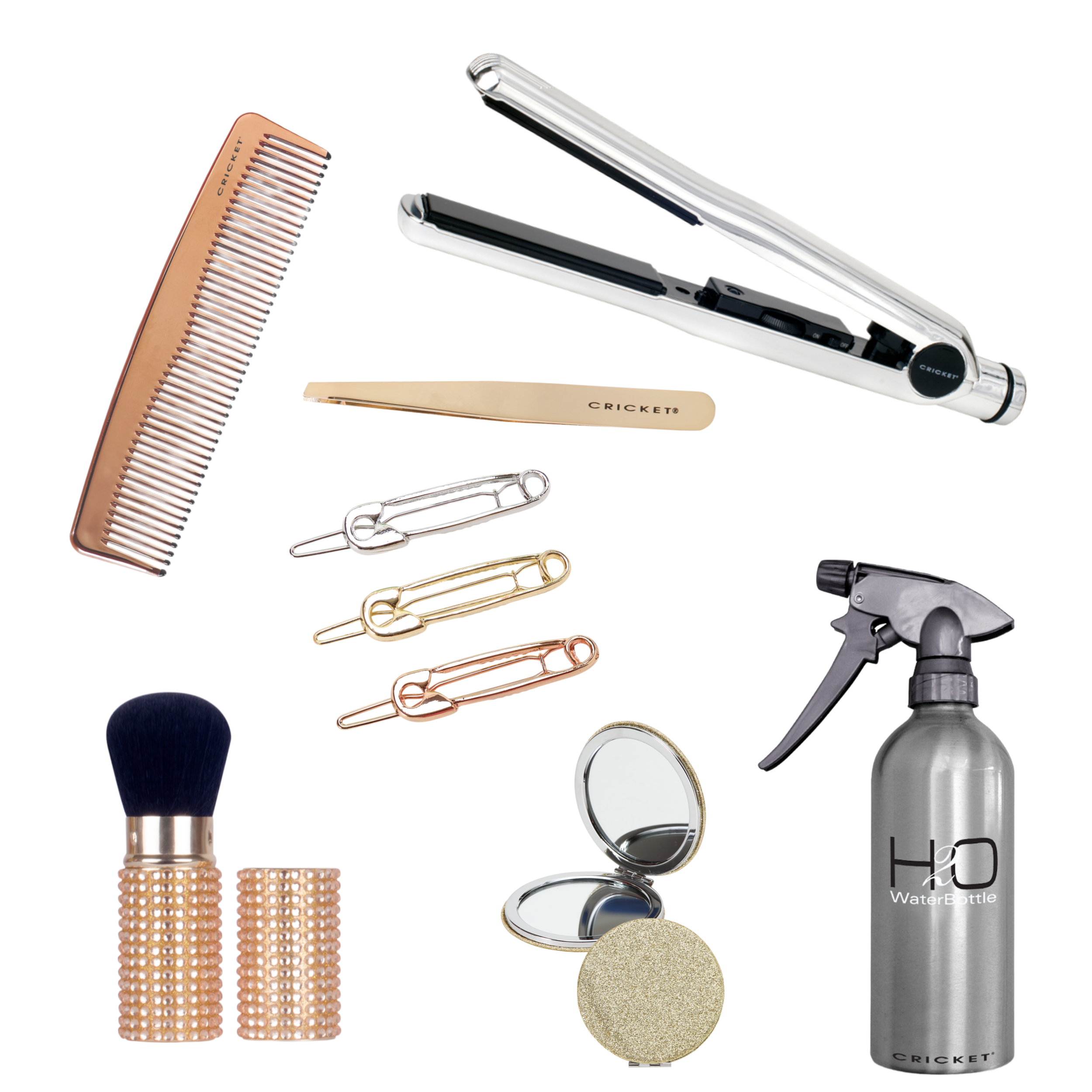 Merry Metallic 7 Piece Hairstyling Kit