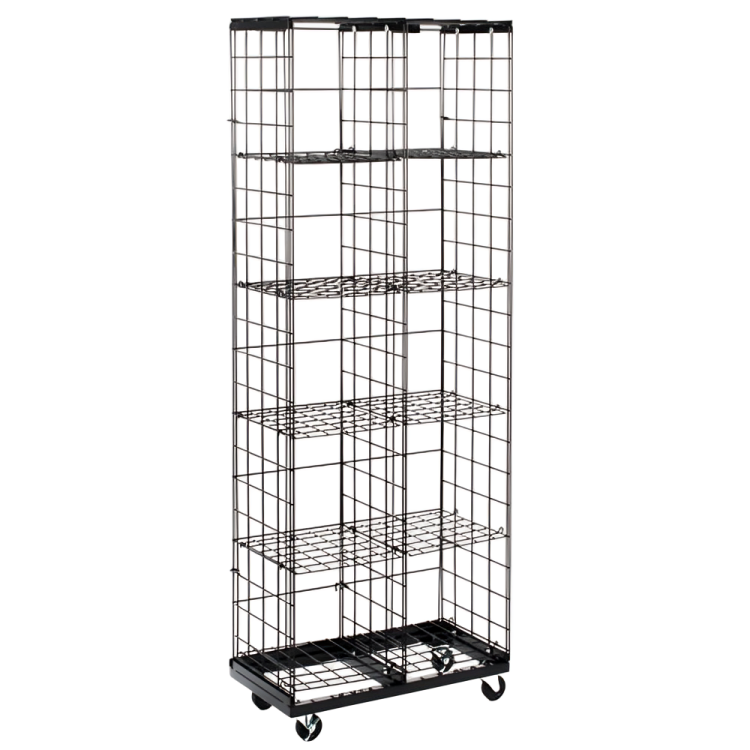 10 Shelf Mobile Display