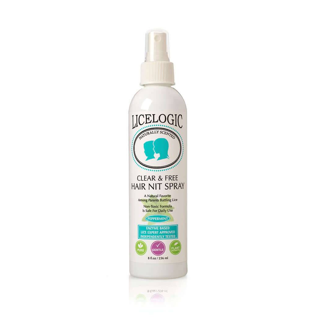 Clear & Free Hair Nit Spray - Peppermint - 8 oz