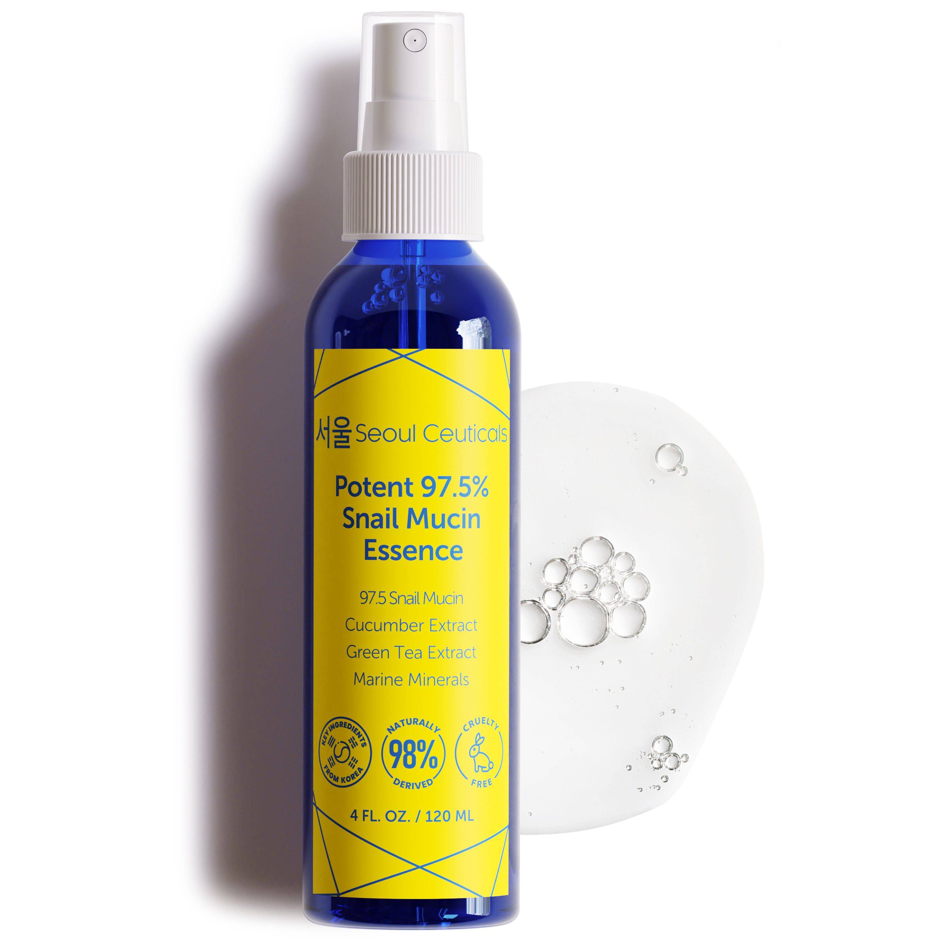 Korean Skincare Potent 97.5% Snail Mucin Essence 4 oz