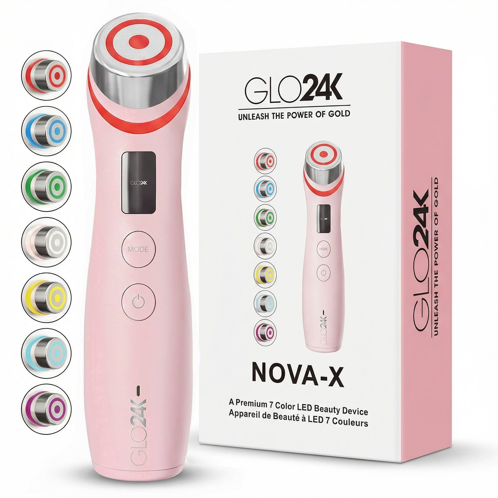 NOVA-X 7 Color LED Skincare Device with Intelligent Voice Guidance