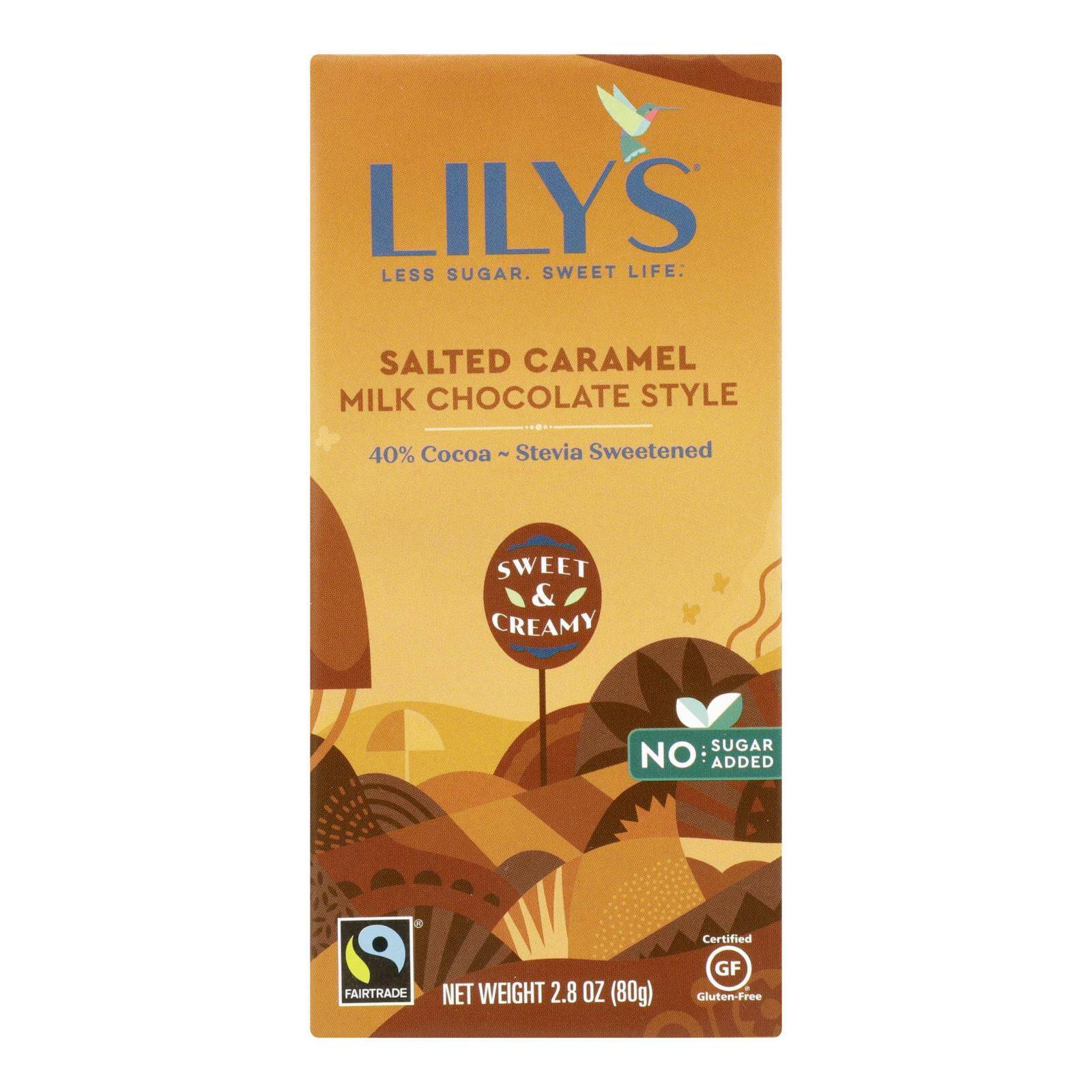 Chocolate Bar - Caramelized & Salted - Case Of 12, 2.80 Oz