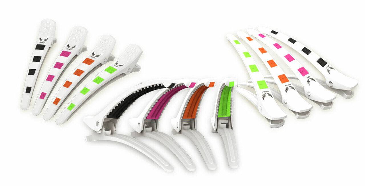 Silicone Hair Clips 4pk