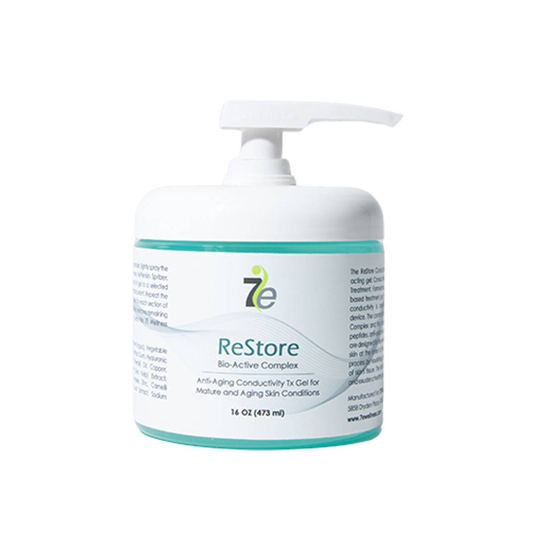 7e wellness Restore 16 oz Gel Conductor for Skin Restoration