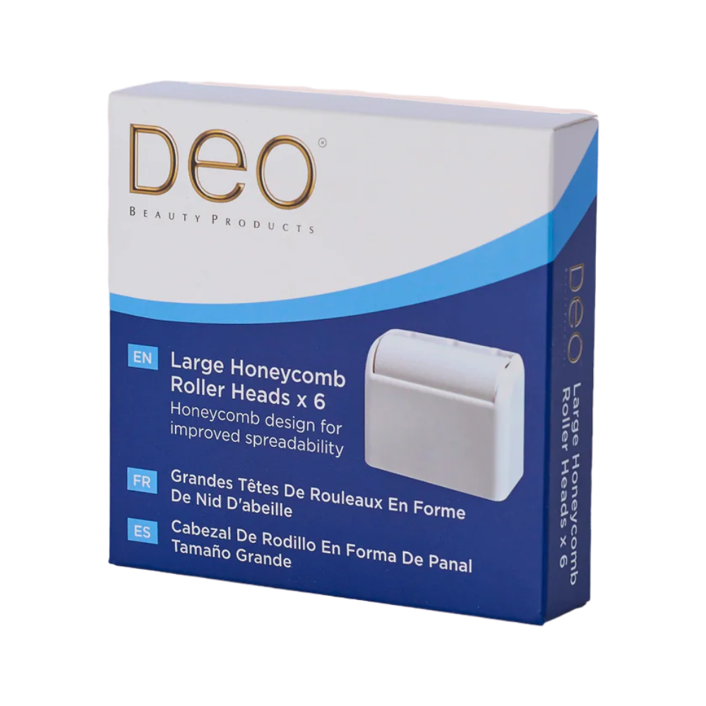 Deo Large Honeycomb Roller Heads x 6