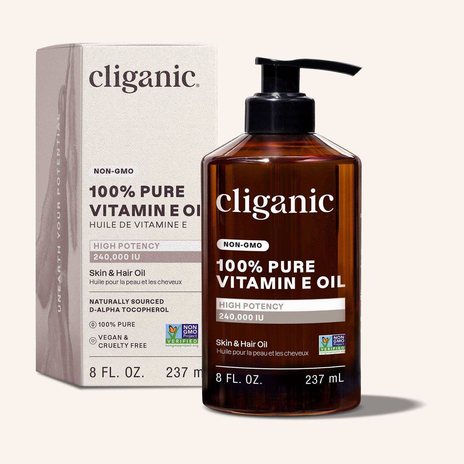 100% Pure Vitamin E Oil - 8 oz