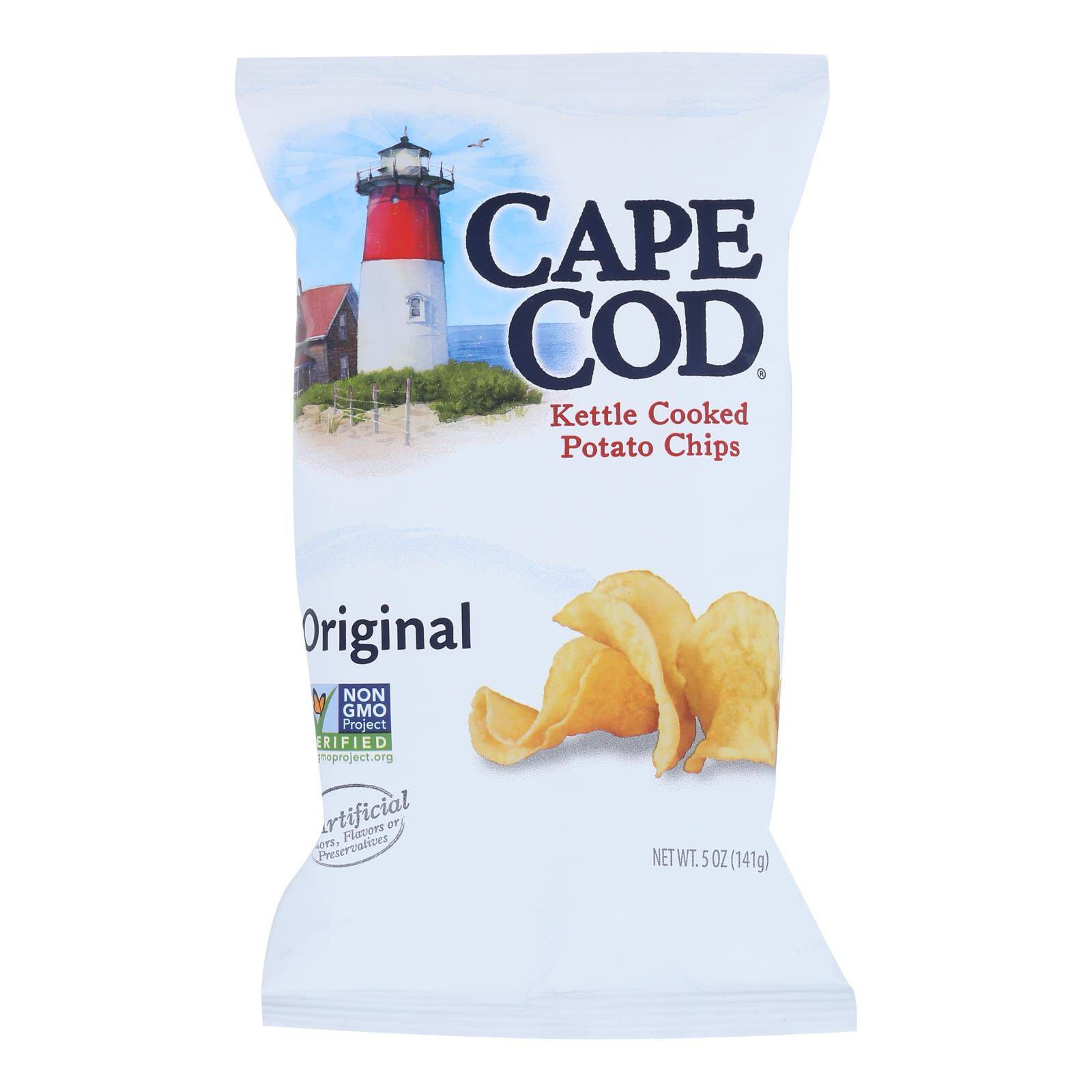Kettle Cooked Potato Chips - Case Of 8, 5 Oz