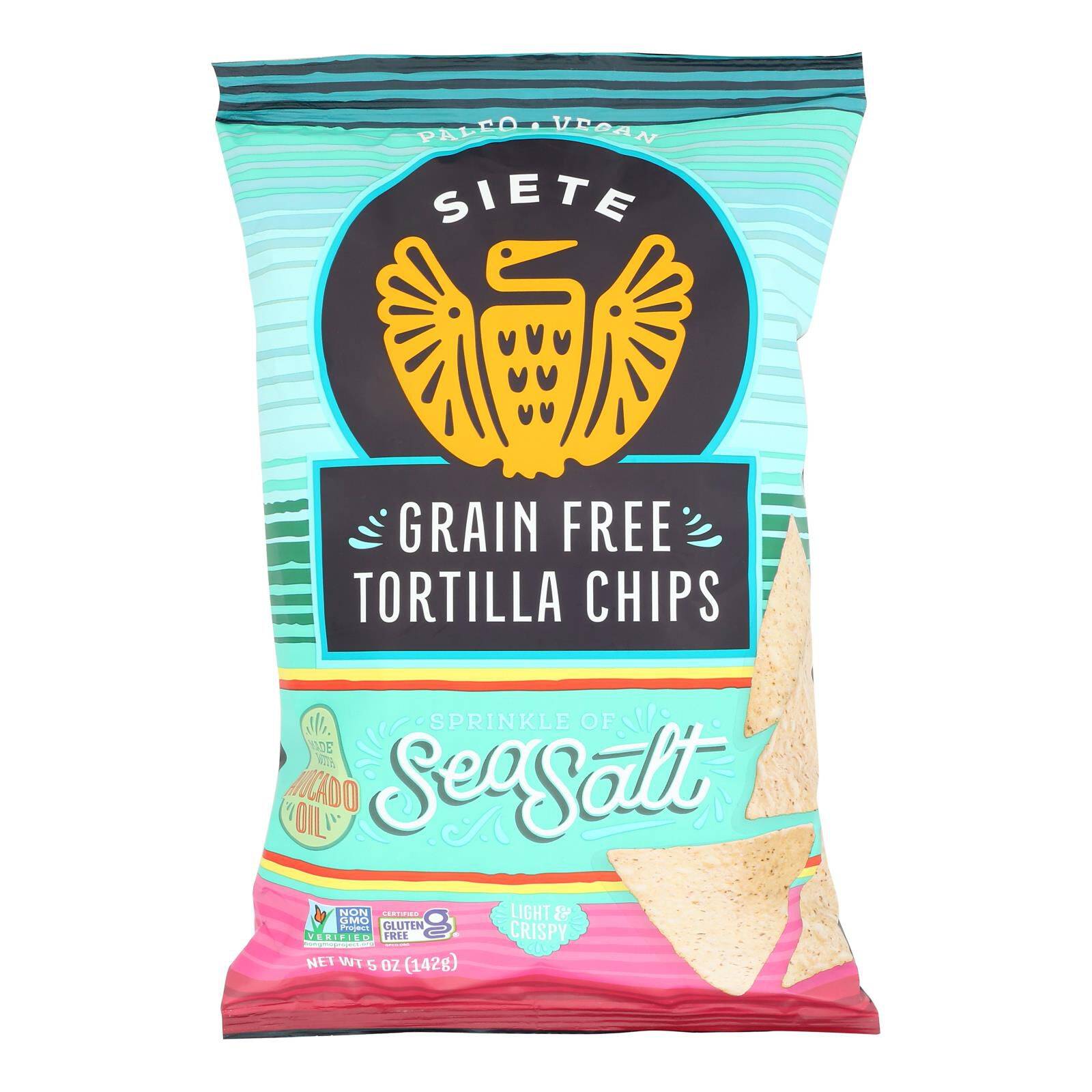 Tortilla Chips Sea Salt - Case Of 12, 5 Oz