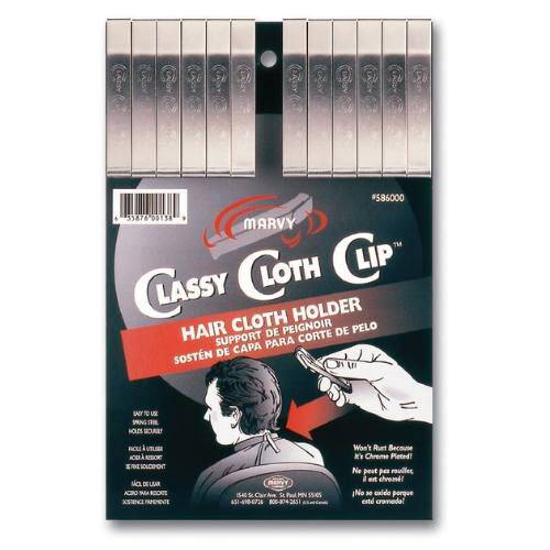 Classy Cloth Clip - Hair Cloth Holder - 12 Clips Per Card