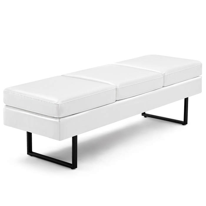 WB Modern Reception Waiting Room Bench Chair