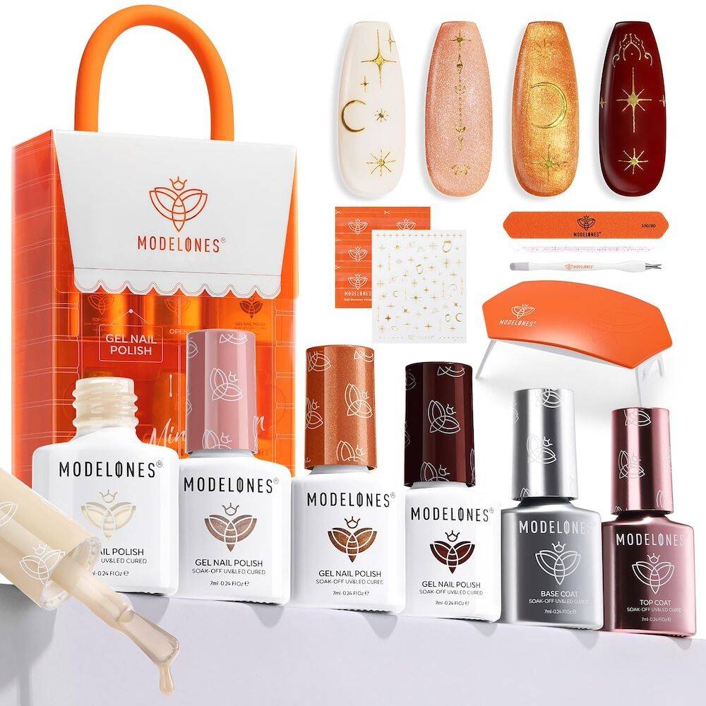 Mini Salon Gel Polish Starter Kit-Hidden Passion