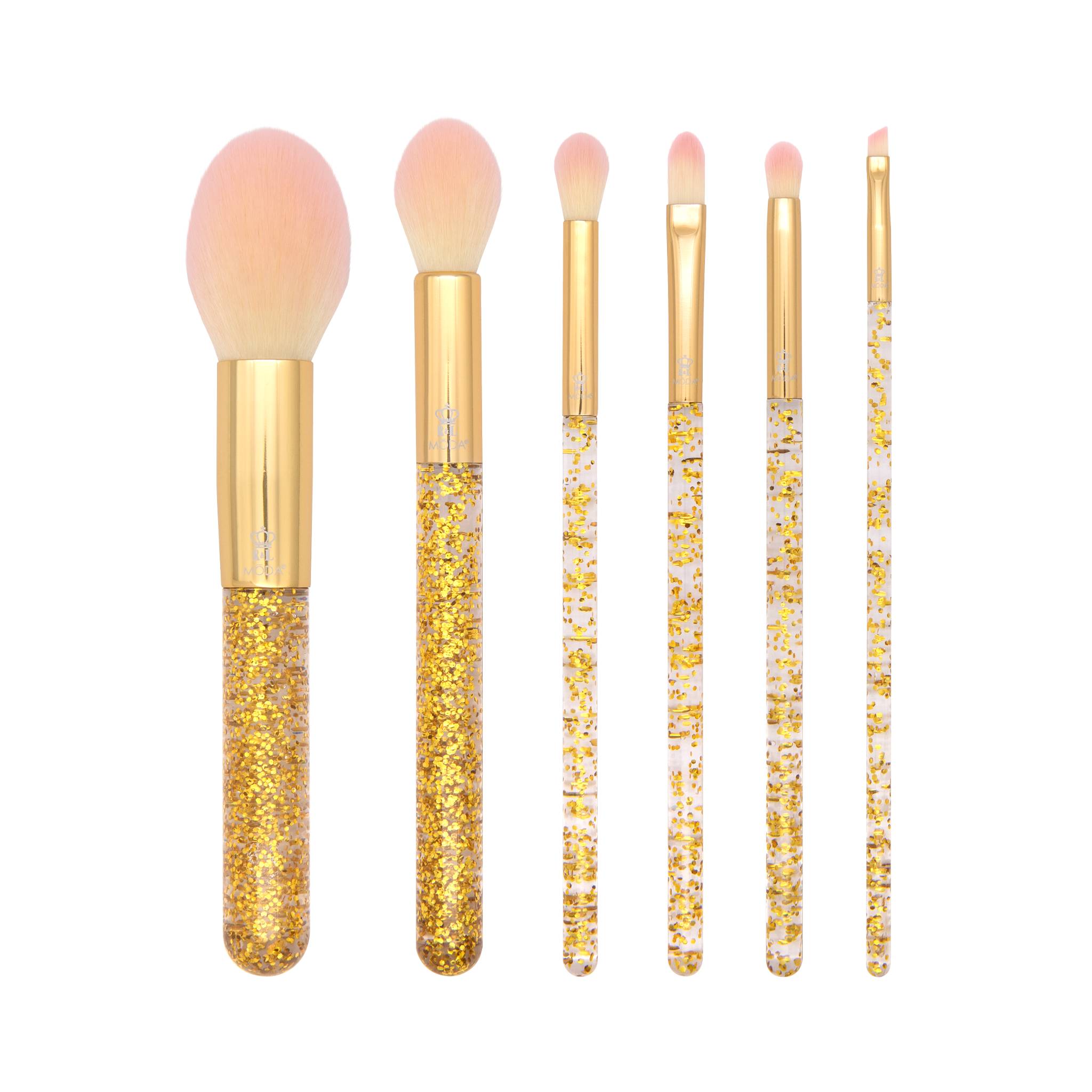All That Glitters 6pc Makeup Brush Set