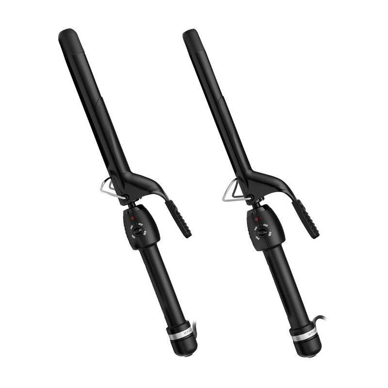 Stay-Temp Extended Barrel Curling Iron Bundle