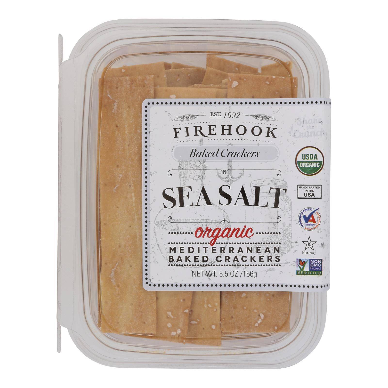 Crackers Sea Salt - Case Of 8, 5.5 Oz