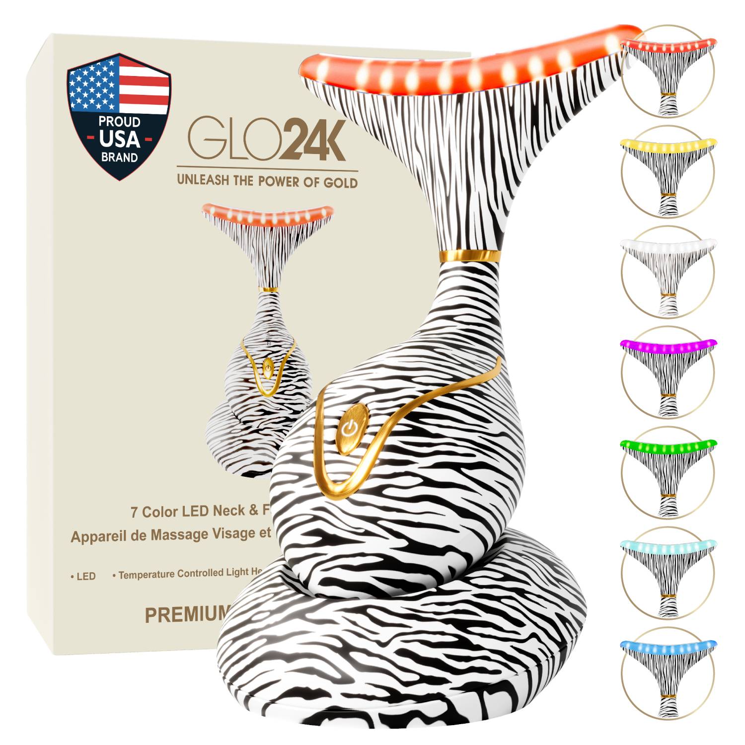 7 Color LED Neck & Face Massager Deluxe