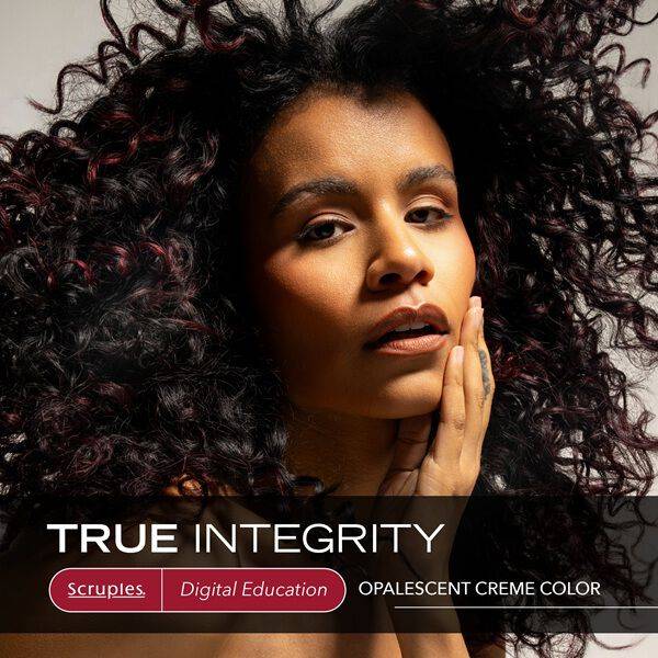 Superior Grade Coverage with True Integrity Opalescent Creme Colour